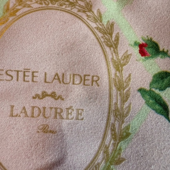 Estee Lauder Floral Cosmetic Bag - Pink and Green - Picture 3 of 3